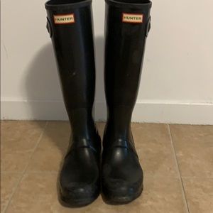 Hunter boots black